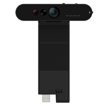 Lenovo 4XC1J05150 ThinkVision MC60 Monitor Webcam 1080p IR & RGB dual webcam Microsoft Teams certified 65/78/90 °wide range FOV Smart Traffic Light Microphone - Image 1