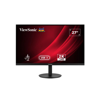 ViewSonic VG2708U-2K 27' VG 2K 2560 X 1440 SuperClear IPS, USB-C 65w Hub, DP, Height Adjust, 3y Advance Replacement, Business Pro Monitor,3YARW - Image 1