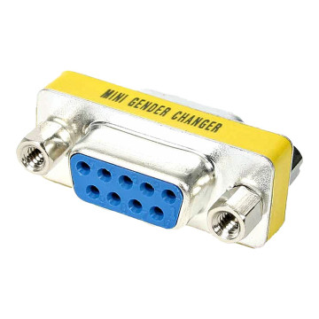 StarTech GC9SF SLIMLINE DB9 SERIAL GENDER CHANGER - F/F - SLIMLINE SERIAL LTW - Image 1