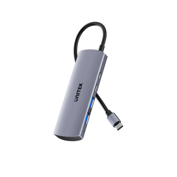 UNITEK H1112DGY01 4-in-1 HUB Q4 10Gbps USB-C Hub - Image 1