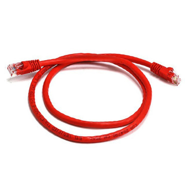 8ware PL6A-0.5RD CAT6A Cable 0.5m (50cm) - Red Color RJ45 Ethernet Network LAN UTP Patch Cord Snagless - Image 1