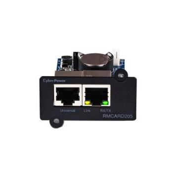 CyberPower RMCARD205 SNMP Card to Suites PRO/ONLINE/ONLINE S Series UPS -- 2 Yrs Adv Replacement WTY - Image 1
