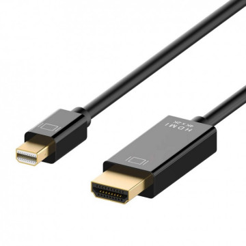 Simplecom DA202 4K Mini DisplayPort (miniDP) to HDMI Cable 2160P Ultra HD 1.8M - Image 1