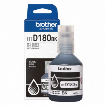 Brother BTD180BK *NEW* BLACK INK BOTTLE TO SUIT DCP-T580DW/DCP-T780DW -UP TO 7500 PAGES - Image 1