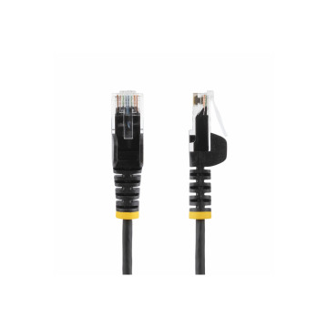 StarTech N6PAT10MBKS 10m Black Slim CAT6 Ethernet Cable, Snagless, 28AWG, LSZH, LTW - Image 1
