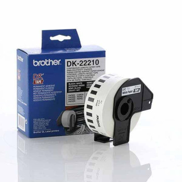 Brother DK-22210 White Cont. Paper Roll Direct Thermal Roll 2.9x 30.5m - Image 1