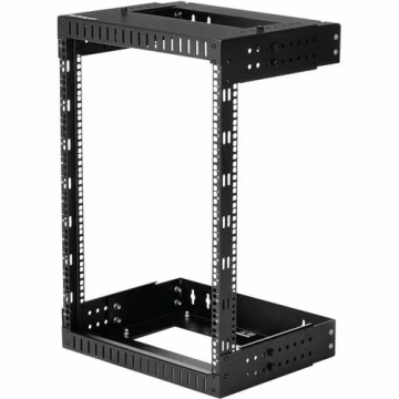 StarTech RK15WALLOA 2-Post 15U Heavy-Duty Wall Mount Network Rack, 19" Open Frame Server Rack with Adjustable Depth, Data Rack for IT Equipment~ - 2-Post 15U open frame network rack with adjustable depth (12-20in) - Durable heavy-duty 19" data s - Image 1
