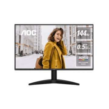 AOC 24B36X 23.8': IPS, FHD 144Hz, 0.5ms MPRT, 300 nits, 1500:1, sRGB 123%, HDMI 1.4 & DP 1.4, tilt stand, VESA 100×100, 18W, 2.52kg w/ stand - Image 1