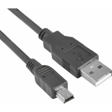 Astrotek AT-USB-A-MINI-1M USB 2.0 Cable 1m - Type A Male to Mini B 5 pins Male Black Colour RoHS - Image 1