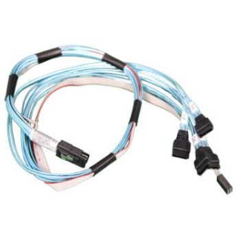 Supermicro CBL-0237L mSAS to 4 x SATA 70cm/SFF-8087 to 4 x SAS/SATA - Image 1