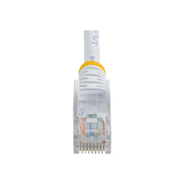 StarTech 45PAT2MWH CAT5E PATCH CABLE WITH SNAGLESS RJ45 CONNECTORS - 2M, WHITE - Image 1