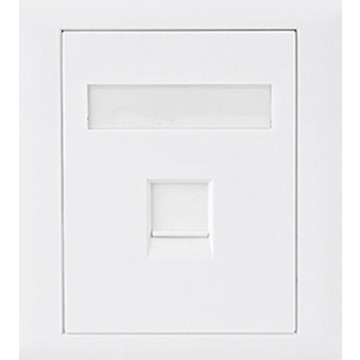 Astrotek ATP-SC-6-1 CAT6 RJ45 Network Wall Face Plate Outlets 86x86mm 1 Port Socket Kit - Image 1