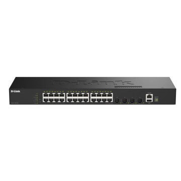 D-Link DGS-1530-28 28-Port Stackable Smart Switch - Image 1