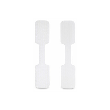 StarTech CABLE-TAG-HLWH 3.5IN (9CM) CABLE LABELS, 100 PACK, WHITE, HOOK-TO-HOOK FASTENER CABLE TAGS, - Image 1