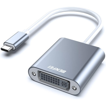 BENFEI 606682478764 000164GY USB-C to DVI Adapter (Thunderbolt 3/4 Compatible) - Image 1