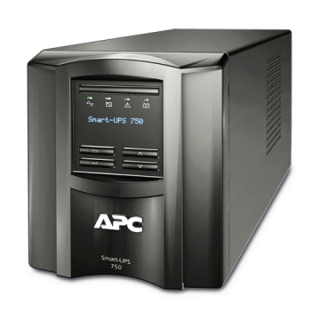 APC SMT750IC SMART UPS(SMT) 750VA, IEC(6), USB, SERIAL, SMART SLOT, LCD,TWR, SMART CONNECT-3Y WTY - Image 1