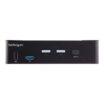 StarTech SV231HU34K6 2 PORT SINGLE HDMI KVM SWITCH, 4K(60Hz), USB, AUDIO, 2YR WTY - Image 1