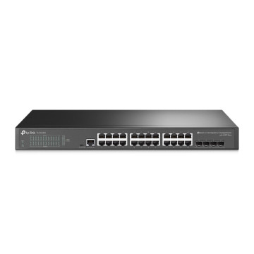 TP-LINK SG3428 Omada 24-Port Gigabit L2+ Managed Switch with 4 SFP Slots, Integration with Omada SDN Controller, Static Routing, OAM, 802.1Q VLAN - Image 1