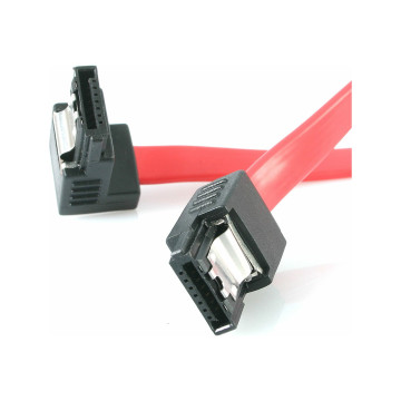 StarTech LSATA18RA1 18IN LATCHING SATA TO RIGHT ANGLE SATA SERIAL ATA CABLE - Image 1