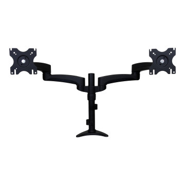 StarTech ARMDUAL DUAL MONITOR DESK MOUNT, UP TO 24", ARTICULATING, H/ADJ, VESA, 5YR - Image 1