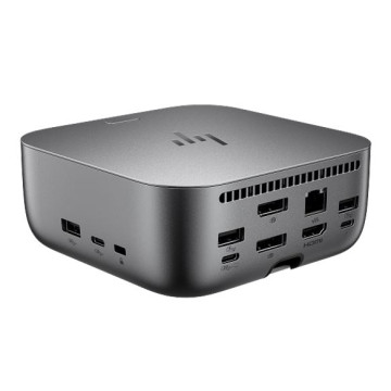 HP 9X481UT Dock G6 Thunderbolt 4 Ulltra Docking Station - 180W Power Delivery 4xDisplays 2xDP 1xHDMI 4xUSB-A 2xUSB-C 1xTB4 2.5GbE RJ45 for Notebook PC - Image 1