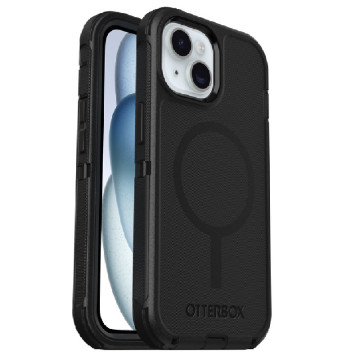 Otterbox 77-97673 Defender MagSafe Apple iPhone 17e / iPhone 16e / iPhone 15 / iPhone 14 / iPhone 13 (6.1') Case Black - No Retail Packaging ,7 Years Warranty - Image 1