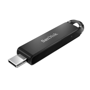 Sandisk SDCZ460-064G-G46 Ultra USB Type-C Flash Drive, CZ460 64GB, USB Type C 3.1, Black, Super-thin Retractable, 5Y - Image 1