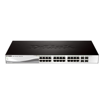 D-Link DGS-1210-28 28-PORT GIGABIT WEBSMART SWITCH WITH 28 RJ45 AND 4 COMBO SFP PORTS - Image 1