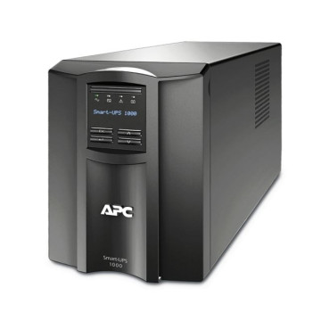 APC SMT1000IC Smart-UPS 1000VA/700W Line Interactive UPS, Tower, 230V/10A Input, 8x IEC C13 Outlets, Lead Acid Battery, SmartConnect Port & Slot - Image 1