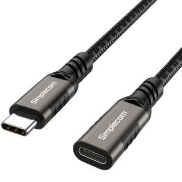 Simplecom CAU610 USB-C Male to Female Extension Cable USB 3.2 Gen2 PD 100W 20Gbps 1M - Image 1