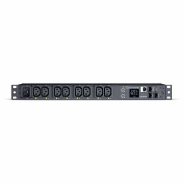 CyberPower PDU41005 SWITCHED EPDU 1RU HORIZONTAL 16AMP INPUT - SNMP NETWORK CONNECTION - 8X IEC-320 C13 OUT -IEC-320 C20 IN - 2 YRS ADV. REPLACEMENT WTY - Image 1