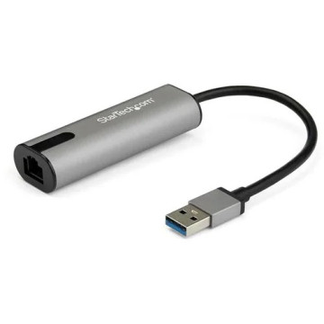 StarTech US2GA30 2.5Gigabit Ethernet Adapter for Notebook, Computer - 10Base-T, 1000Base-T, 100Base-TX, 2.5GBase-T - Portable - USB 3.0 Type A - 1 Port(s) - 1 - Twisted Pair - Image 1