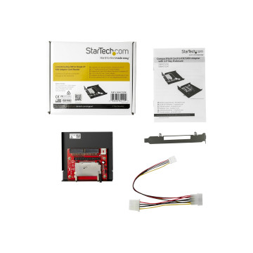 StarTech 35BAYCF2IDE 3.5" DRIVE BAY IDE TO SINGLE CF SSD ADAPTER CARD READER, 2YR - Image 1