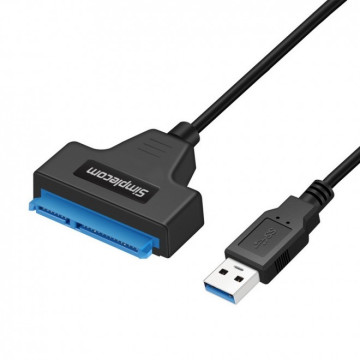 Simplecom SA128 USB 3.0 to SATA Adapter Cable for 2.5' SSD/HDD - Image 1