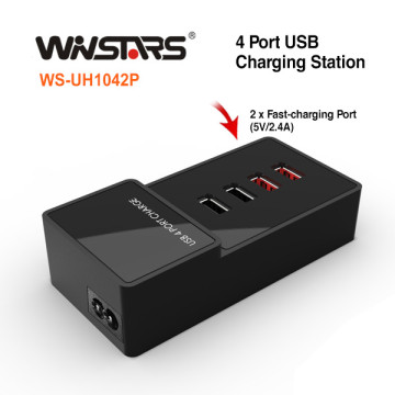 Winstars USBWIN1042PAC USB 4-Port Charging Station (WS-UH1042P) - Image 1