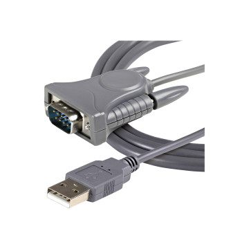 StarTech ICUSB232DB25 USB TO SERIAL RS232 ADAPTER CABLE - M/M DB9/DB25 2YR - Image 1