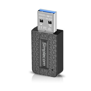 Simplecom NW608V2 WiFi 5 AC1300 Dual-Band USB 3.0 Wireless Adapter - Image 1