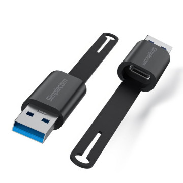 Simplecom CA132 USB-A Male to USB-C Female Adapter USB 3.2 Gen 2 Data & Charging Double-Side 10Gbps - Image 1