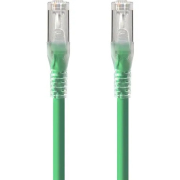 Alogic C6A-0.5-GREEN-SH 0.5m Green 10G Shielded CAT6A LSZH Network Cable - Image 1