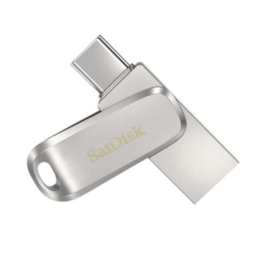 Sandisk SDDDC4-256G-G46 256GB Ultra Dual Drive Luxe USB-C & USB-A Flash Drive Memory Stick 150MB/s USB3.1 Type-C Swivel for Android Smartphones Tablets Macs PCs - Image 1