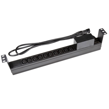 PowerShield RPR-IEC-10A10H HORIZONTAL PDU AUIEC C14 INPUT 2YR - Image 1