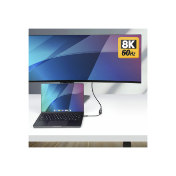 StarTech 112B-USBC-HDMI21 USB-C TO HDMI ADAPTER, 8K 60HZ / 4K 120HZ, USB C TO HDMI 2.1, 3 YR - Image 1