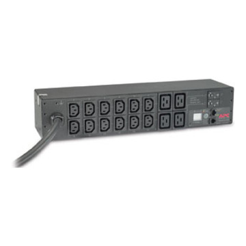 APC AP7822B NetShelter Metered Rack PDU, 2U, 1PH, 7.4kW 230V 32A, x12 C13 and x4 C19 outlets, IEC 309 cord - Image 1