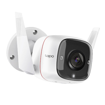 TP-LINK TC65 Outdoor Security Wi-Fi Camera Ultra HD Video 3MP Definition, Wired/Wireless, Night Vision, Alarm, Two-Way Audio Microphone, Voice Control - Image 1