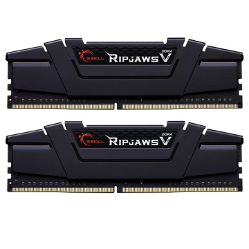 G.SKILL F4-3600C18D-16GVK 16GB (2 x 8GB)/ PC4-28800 / DDR4 3600 Mhz/ Timings 18-22-22-42/ Voltage 1.35V/ Ripjaws V - Image 1