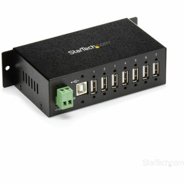 StarTech ST7200USBM USB Hub - USB Type B - External - Black - TAA Compliant - 7 Total USB Port(s) - 7 USB 2.0 Port(s) - PC, Mac - Image 1