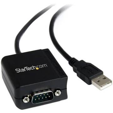 StarTech ICUSB2321FIS 1 PORT FTDI USB TO SERIAL RS232 ADAPTER CABLE ISOLATION 2YR - Image 1
