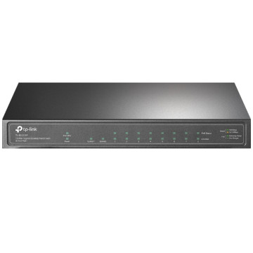 TP-LINK TL-SG1210P 10-PORT UNMANAGED GIGABIT DESKTOP SWITCH, POE+(8), SFP (1), 63W, METAL CASE, 5YR - Image 1