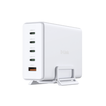 D-Link DCF-241 240W GaN Charger with USB-A and 4 USB-C ports - Image 1