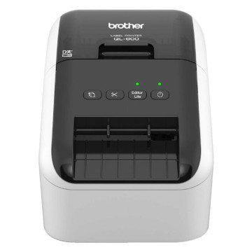 Brother QL-800 HIGH SPEED PROFESSIONAL PC/MAC LABEL PRINTER / UP TO 62MM WITH BLACK/RED PRINTING (*DK-22251 required) - Image 1